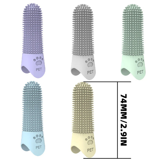 Pet Silicone Teeth Cleaning Fingertips For Cats And Dogs