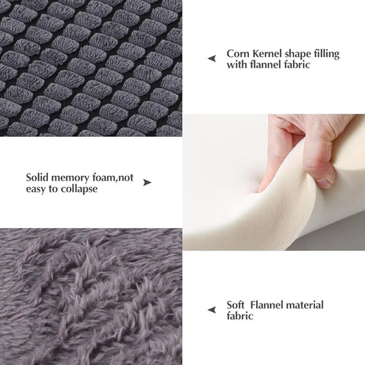 Reversible Dog Bed Mat Memory Foam Soft Washable