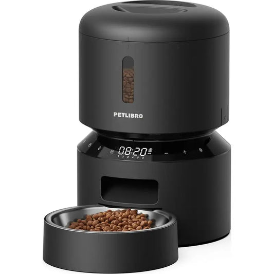 Automatic Dry Food Timed Feeder with Stainless Steel Bowl