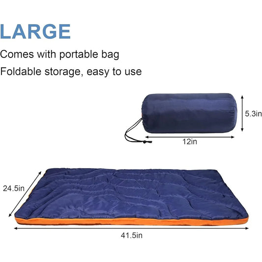 Waterproof Dog Mat Portable Travel Pet Bed Roll Up