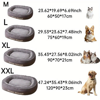 Comfortable Donut Round Dog Washable Cushion