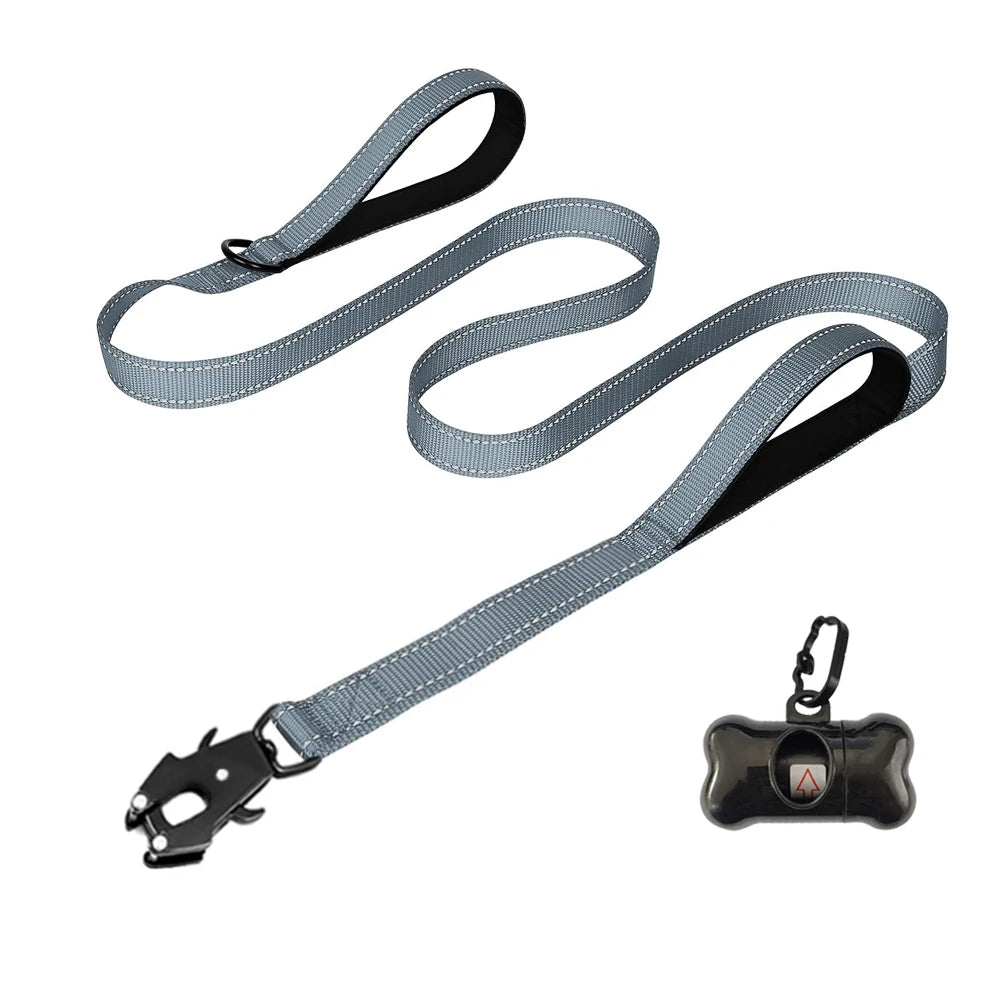 Heavy Duty Leash- Nylon Soft Padded 2 Handle