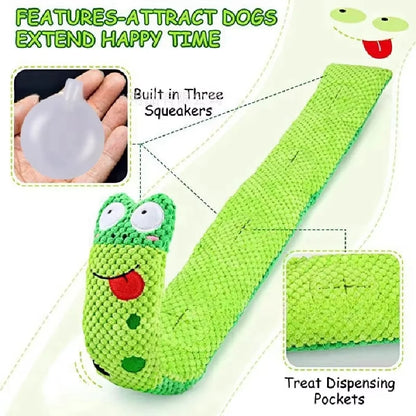 Dog Puzzle Interactive Toy Indestructible Plush Squeak