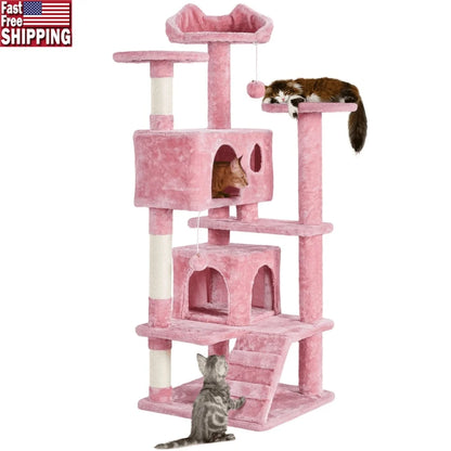 Scratching Post Fur Balls Perches Sturdy Base