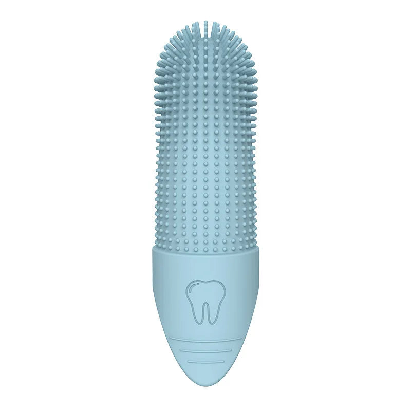 Food Grade Silicone Finger Toothbrush for Dogs & Cats