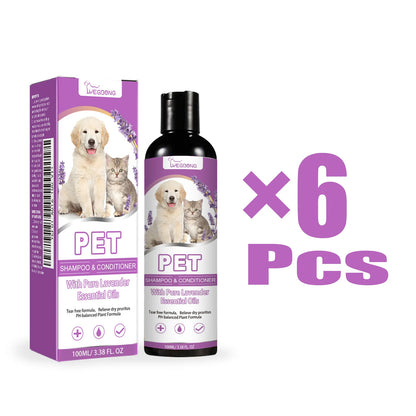100ml Pets Shampoo Conditioner Protect Skin Flea Killer