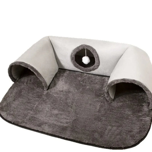 Hide Seek Cat Interactive U-shaped Tunnel Bed