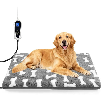 Extra Large Dog Heating Pad 47×30in Waterproof/Temperature Control
