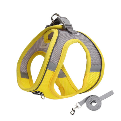 Dog Harness Adjustable With Leash