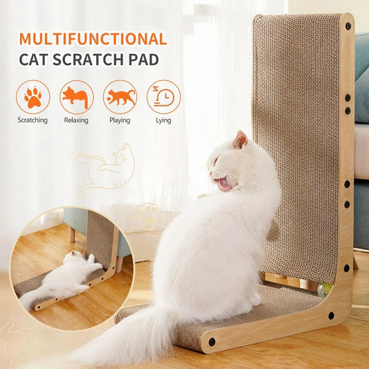 Cat Scratching Board, L-Shaped Vertical