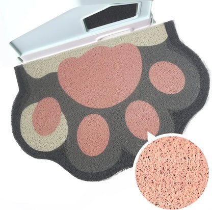 Cute Cat Litter Mat Trapping Anti Slip Floor