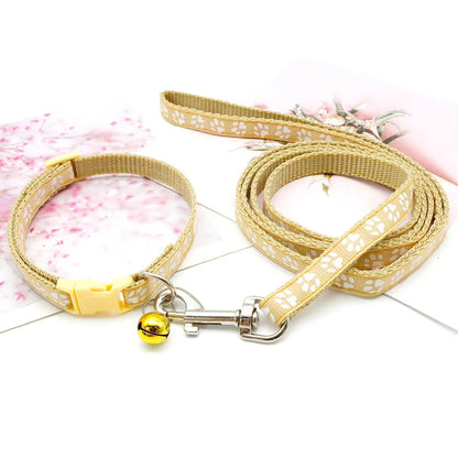 Leash Adjustable Collar Printed
