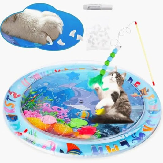 Anti-Scratch Cat Water Sensory Play Mat