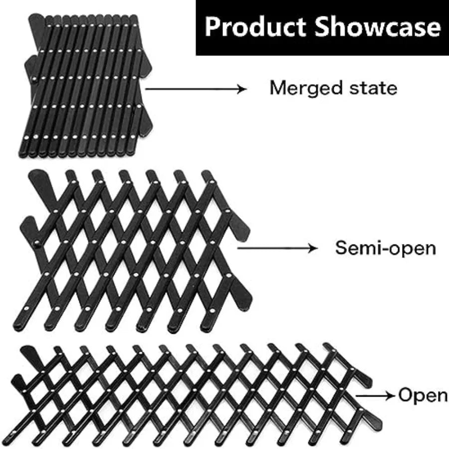 Extendable Car Window Ventilation Safeguard Mesh Security Lattice