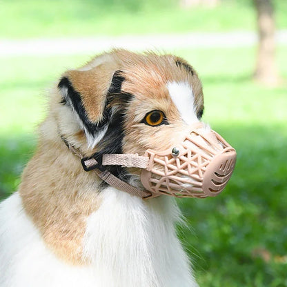 Adjustable Muzzle Safety Breathable Pet Mouth Mask