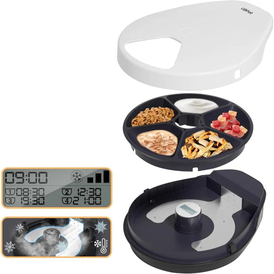 Cat Wet Food Automatic Feeder with Timer