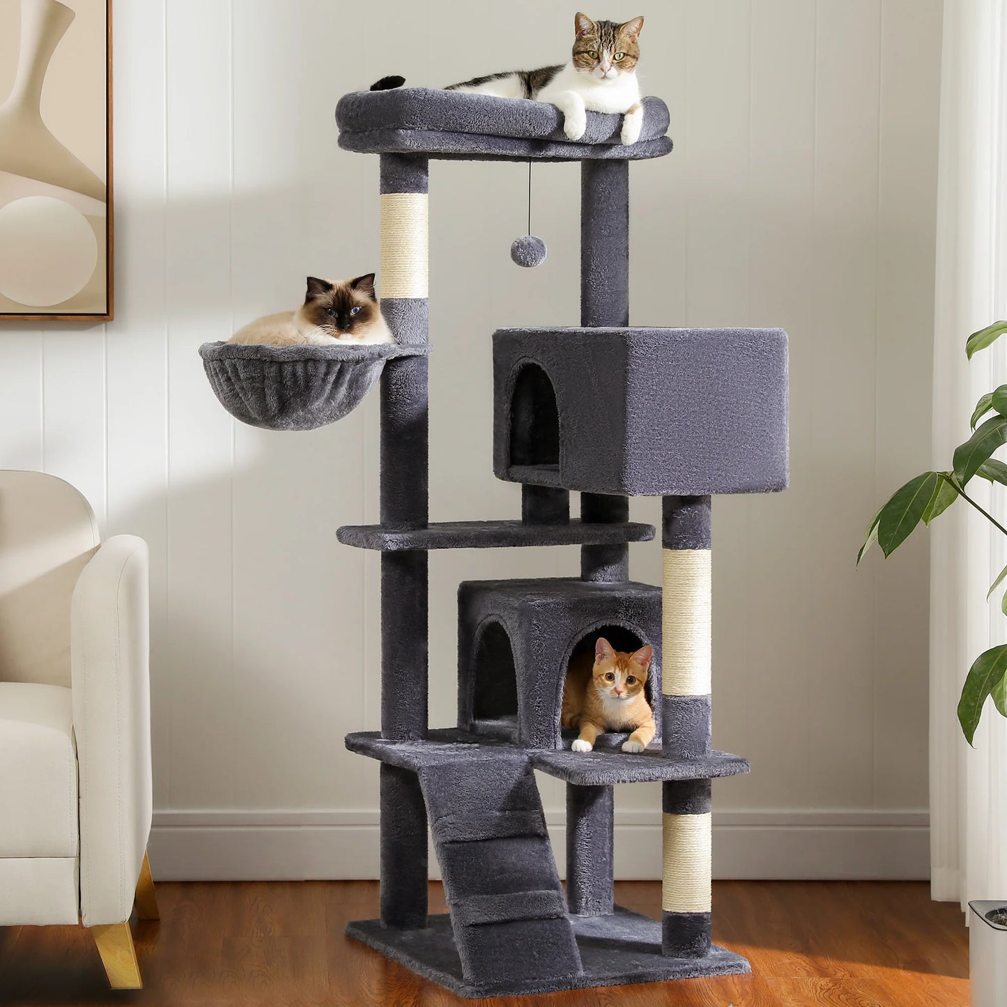 Super Large Top Perch Cat Tower Hammock