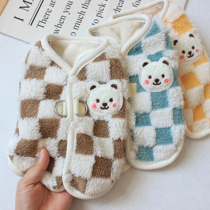 Cute Pet Cardigan Sweater Vest