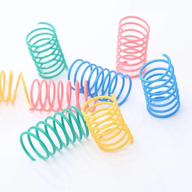 20pcs Cat Spiral Springs Interactive Toys