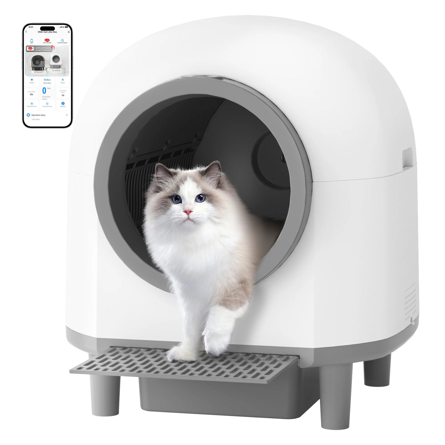 Automatic Cat Litter Box Self Cleaning Sandbox APP