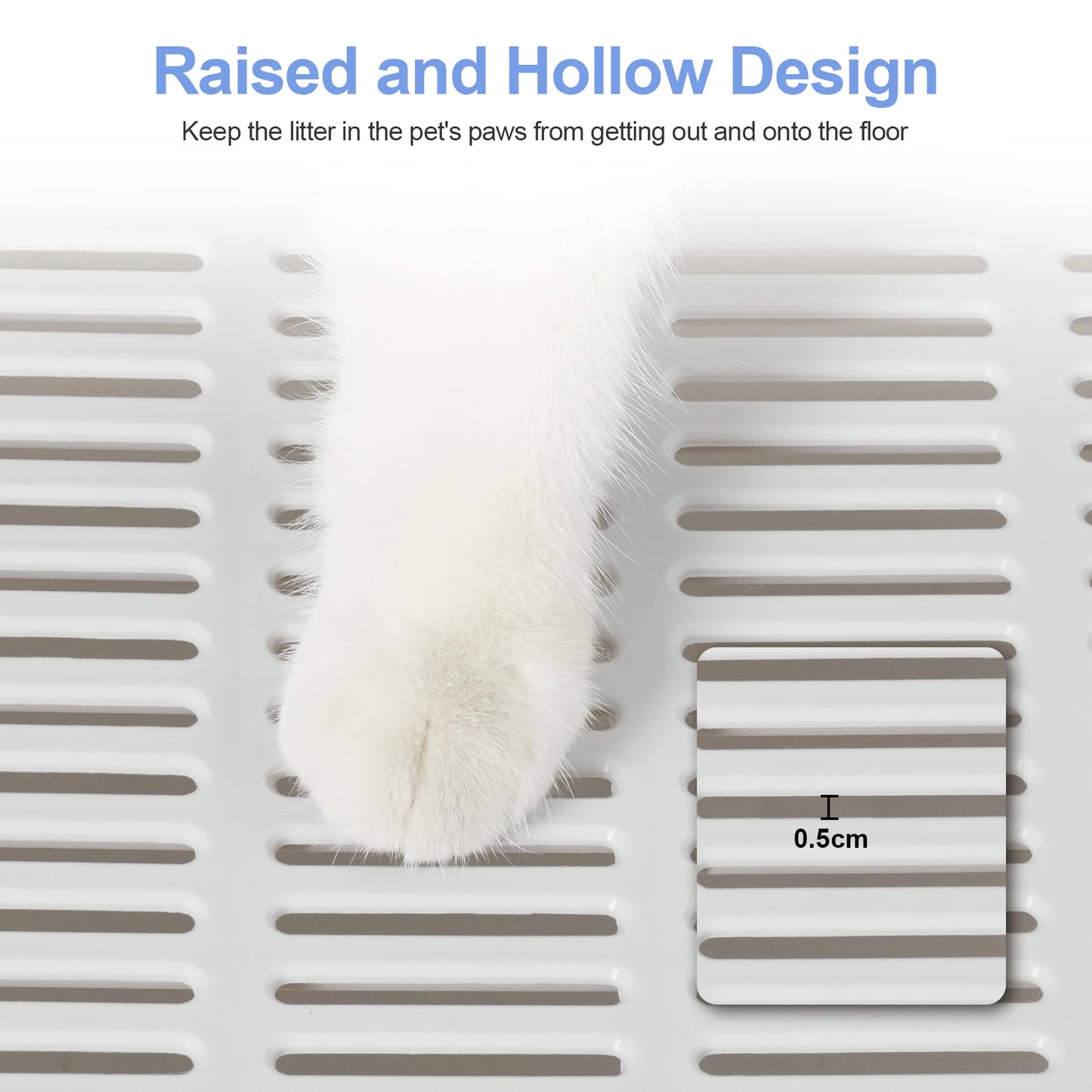 XXL Large Foldable Cat Litter Box Front Entry