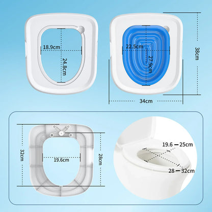Plastic Cat Toilet Training Kit Universal Reusable
