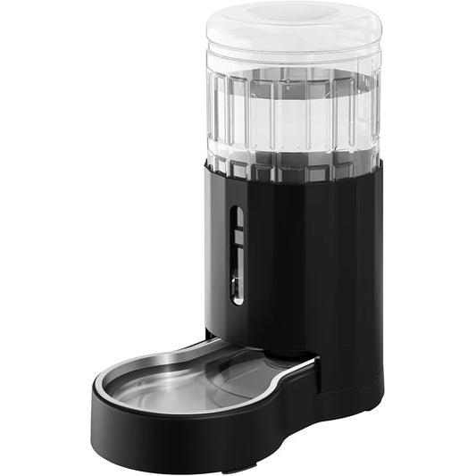 Automatic 7L Pet Water Dispenser Gravity Stainless Steel Bowl