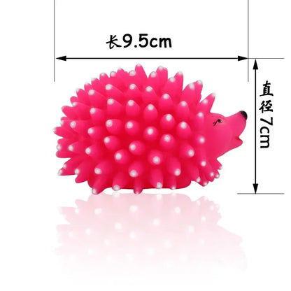 Hedgehog Soft Squeaky Ball Toys For Small Dogs
