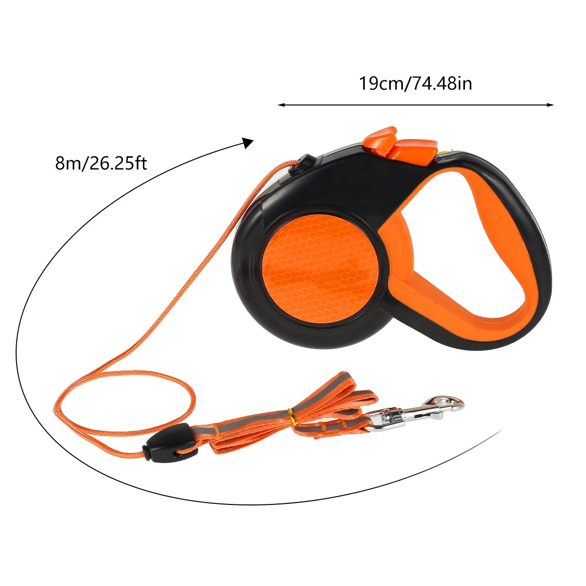 Retractable Dog Lead Heavy Duty Non-Slip Handle