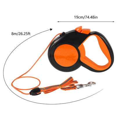 Retractable Dog Lead Heavy Duty Non-Slip Handle