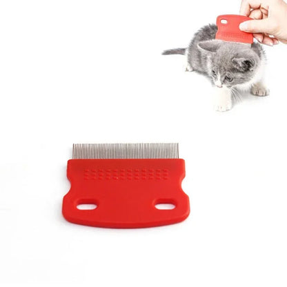 Stainless Steel Pet Grooming Comb Long Thick Hair