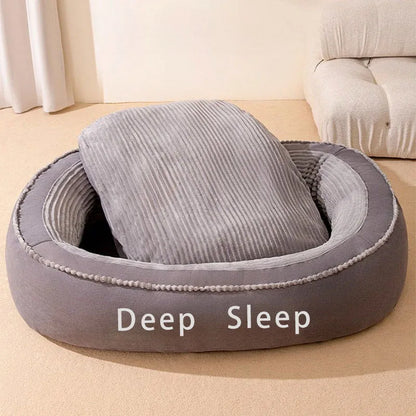 Comfortable Donut Round Dog Washable Cushion