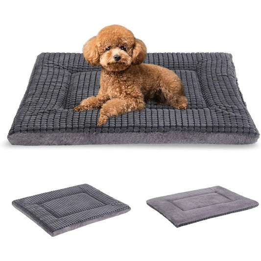 Reversible Dog Bed Mat Memory Foam Soft Washable