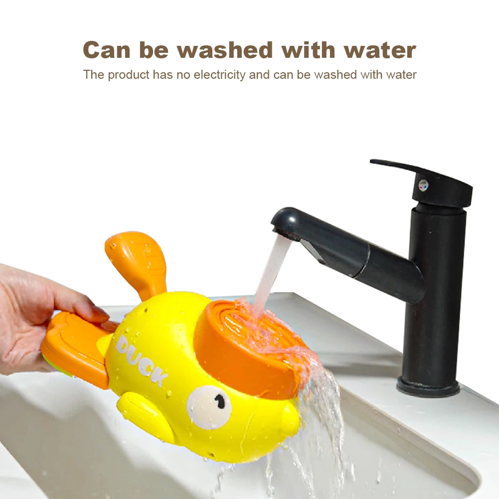Yellow Duck Dog Slow Feeder Adjustable Automatic Interactive