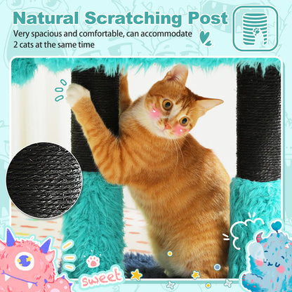 Monster Series Cat Tower Big Condo Sisal-Wrapped Legs