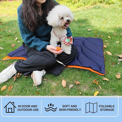 Waterproof Dog Mat Portable Travel Pet Bed Roll Up