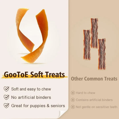 Soft Turkey Tendon Strip 3oz Natural Chewy Snack