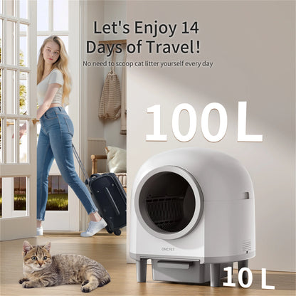 Automatic Cat Litter Box Self Cleaning Sandbox APP