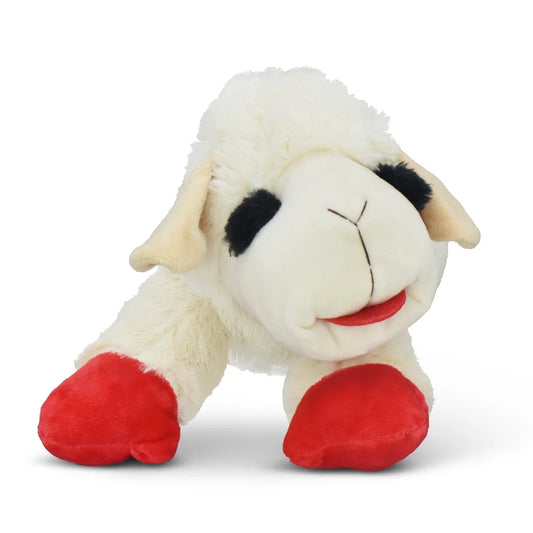 Jumbo Lamb Chop Plush Dog Toy with Squeaker