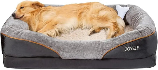 Extra Large Orthopedic Dog Bed with Removable Washable Cover