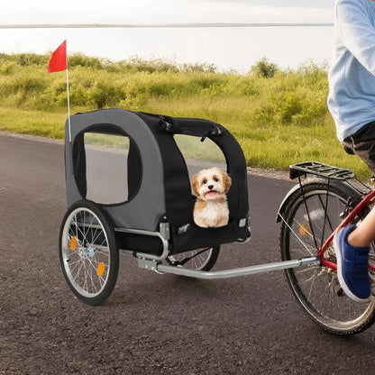 Dog Bike Trailer/Universal Bicycle Coupler/Folding/Water Resistant