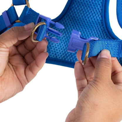 Adjustable Breathable Mesh Dog Harness Step-in Style Medium