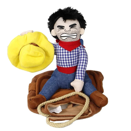 Halloween Dog Clothes Funny Cowboy Jacket