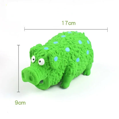 Pig Squeaky Grunting Dog Toy That Oinks