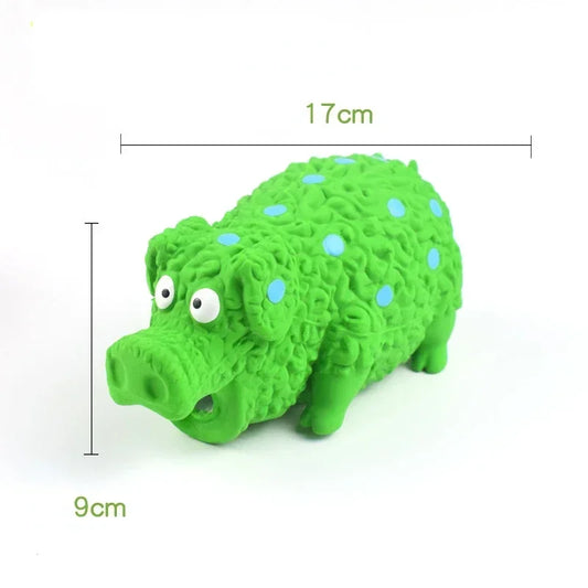 Pig Squeaky Grunting Dog Toy That Oinks
