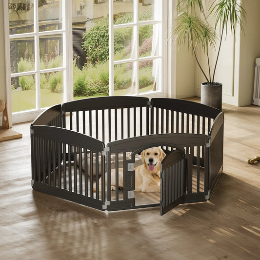 4/6 Panel 24IN Expandable Durable Pet Fence