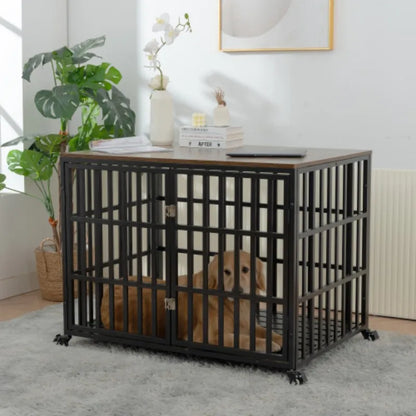 42" Heavy Duty Dog Crate Furniture Style