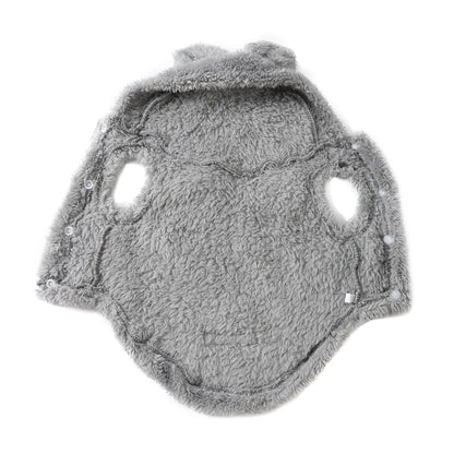 Soft Fleece Pet Cute Hoodie Coat Hooded Jacket