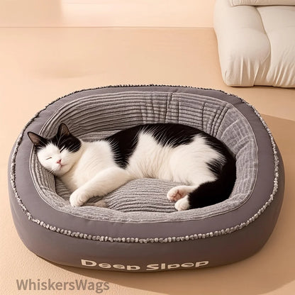 Comfortable Donut Round Dog Washable Cushion