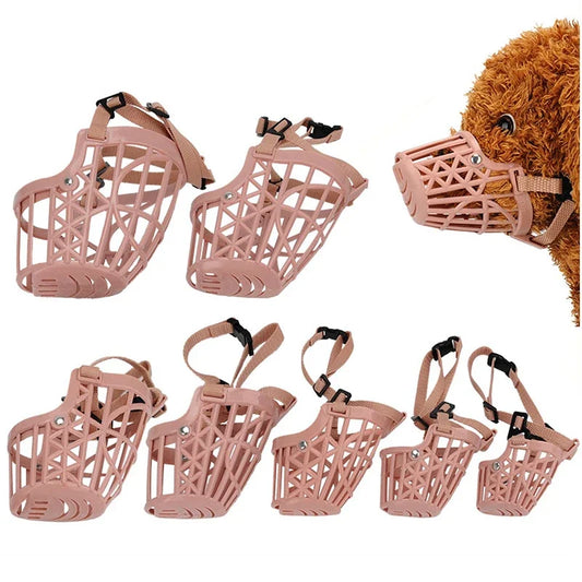 Adjustable Muzzle Safety Breathable Pet Mouth Mask